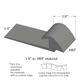 Slim Line Transitions - SLTC 63 H 1/4 to .080" material (with contour edge)" #63 Burnt Umber 12'
