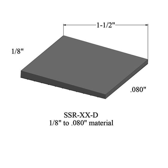 Réducteur - SSR 48 D 1/8" to .080" material #48 Grey 12'