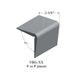 Vinyl Corner Guards - VBG 28 48 Vinyl Corner Guard 2 3⁄8" #28 Medium Grey - Wallbase 4'