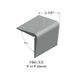 Vinyl Corner Guards - VBG 38 48 Vinyl Corner Guard 2 3⁄8" #38 Pewter - Wallbase 4'