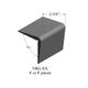 Vinyl Corner Guards - VBG 40 48 Vinyl Corner Guard 2 3⁄8" #40 Black - Wallbase 4'