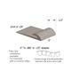 Slim Line Transitions - SLTC 176 J .080 or 1/8" matériau de sous-plancher (with contour edge)" #176 Brass 12'