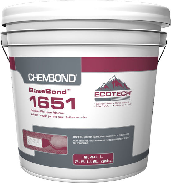 BaseBond 1651 Supreme Wall-Base Adhesive - 9.46 L