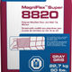Magniflex Super 8820 Ciment-colle pour carreaux de sol et de mur, Gris - 50 lb