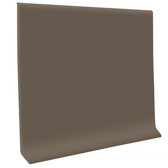 Coved Vinyl Wall Base Coil Roppe 4" #147 Light Brown 120' Roll