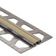 DILEX-EKSB Surface Joint Profile Stainless Steel (V4) with 1/4" Rubber Movement Zone Light Beige 3/16" x 8' 2-1/2