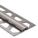DILEX-EKSB Surface Joint Profile Stainless Steel (V4) with 1/4" Rubber Movement Zone Classic Grey 3/32" x 8' 2-1/2