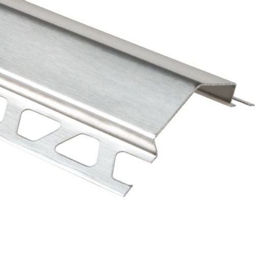 Schluter Eck E Heavy Duty Edge Protection For Outside Corner 135° Profile Brushed Stainless 6894