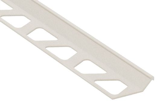 FINEC Finishing and Edge-Protection Trim 135° Aluminum Ivory 3/16" x 8' 2-1/2"