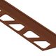 FINEC Finishing and Edge-Protection Trim 135° Aluminum Rustic Brown 3/16" x 8' 2-1/2"