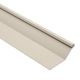 FINEC-SQ Finishing and Edge-Protection Trim with a Squared Reveal Aluminum Ivory 1/2" x 8' 2-1/2"