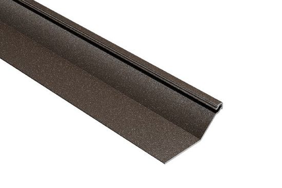 FINEC-SQ Finishing and Edge-Protection Trim with a Squared Reveal Aluminum Light Anthracite 1/2" x 8' 2-1/2"
