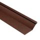 FINEC-SQ Finishing and Edge-Protection Trim with a Squared Reveal Aluminum Rustic Brown 7/16" x 8' 2-1/2"