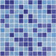 Mosaic Tiles Colour Blends Shiny Piscis 12-1/4" x 18-3/8"