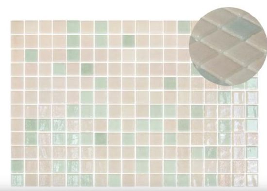 Mosaic Tiles Colour Blends Shiny Menorca 12-1/4" x 18-3/8"