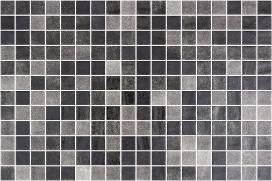 Mosaic Tiles Colour Blends Shiny Black Scandinavian 12-1/4" x 18-3/8"
