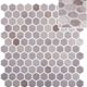 Tuiles de mosaïque Hexagon Blends Dun mat 11-13/32" x 11-27/32"