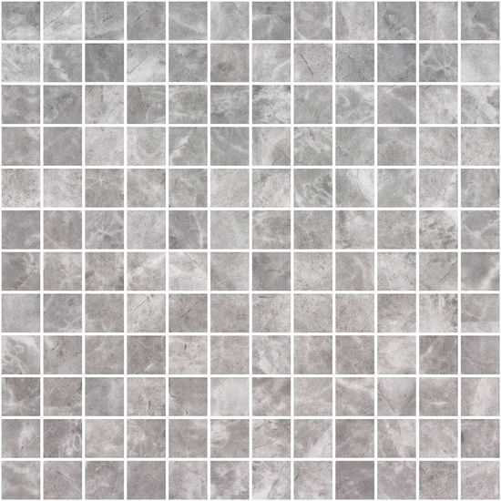 Mosaic Tiles Ecostones Matte Silver 12-1/4" x 12-1/4"