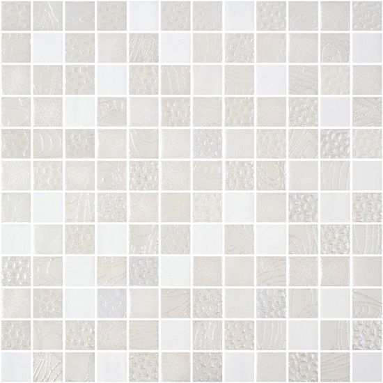 Mosaic Tiles NatureBlends Shiny Indico 13" x 13"