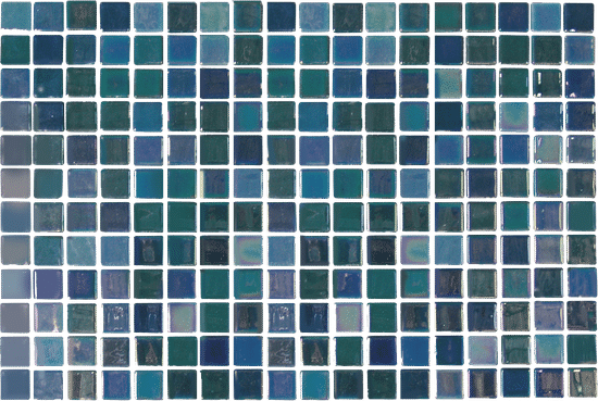 Mosaic Tiles Ópalo Iridiscent blue 12-3/16" x 18-3/32"