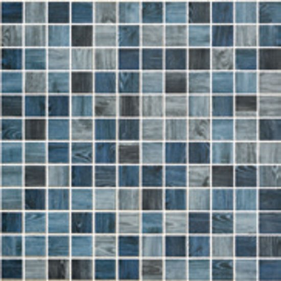 Mosaic Tiles Woodland Matte Indigo 12-1/4" x 12-1/4"