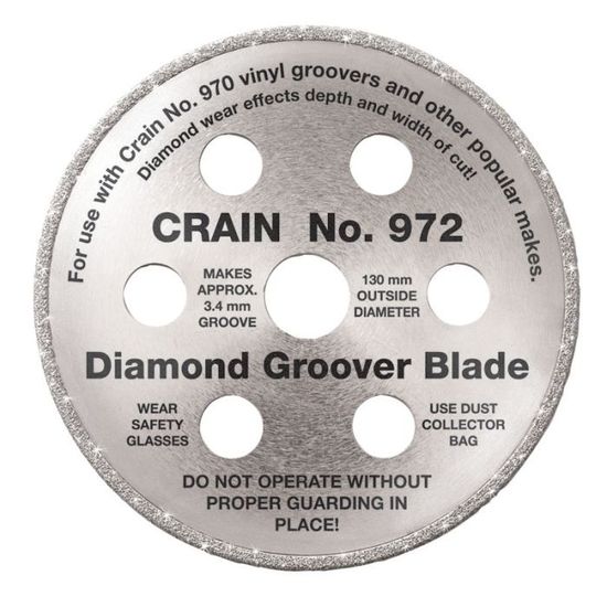 Continuous Diamond Groover Blade 5-1/8"