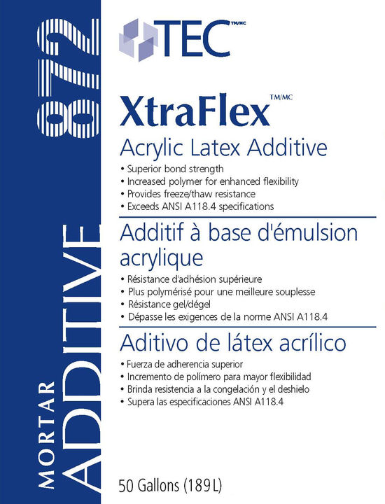 Acrylic Mortar Additive XtraFlex 50 gal