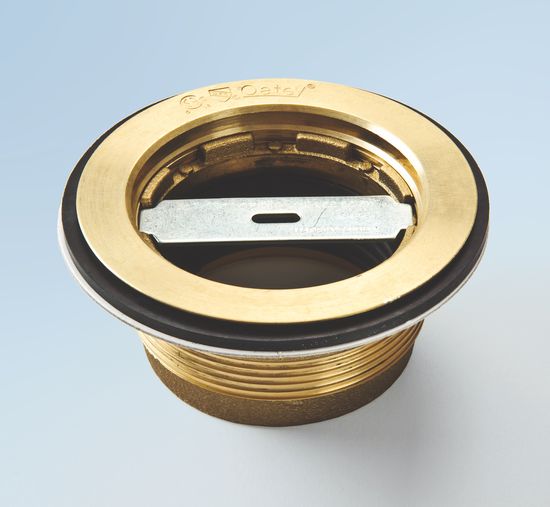 Fundo Compression Fit Drain Unit for 2" floor pipe - Brass