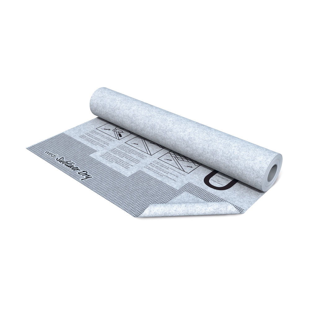 Wedi Subliner Dry Waterproofing Sheet Membrane 53 sq. ft. 39" x 16' (1 roll) (US5000001
