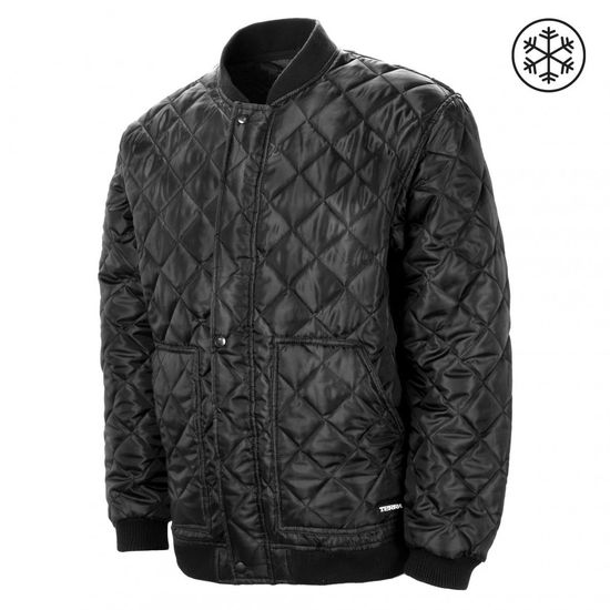 Quilted Winter Jacket Black - L