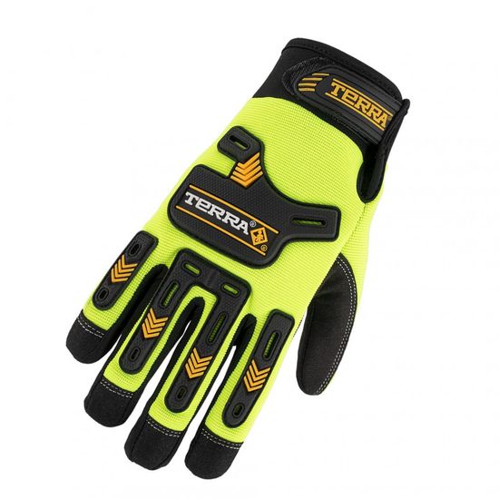 High Visibility Impact Performance Gloves - L