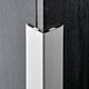 Corner Bead Profile Proedge AL with Adhesive Varnished Aluminium White 01 - 25 x 25 mm