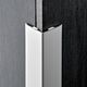 Corner Bead Profile Proedge AL with Adhesive Anodized Aluminium Silver 25 x 25 mm