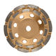 Cup Wheel Double Row 5"