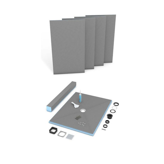 Fundo Primo 36 in. x 72 in. Shower Kit with Center Drain Fundo Primo 36 in. x 72 in. Shower Kit with Center Drain