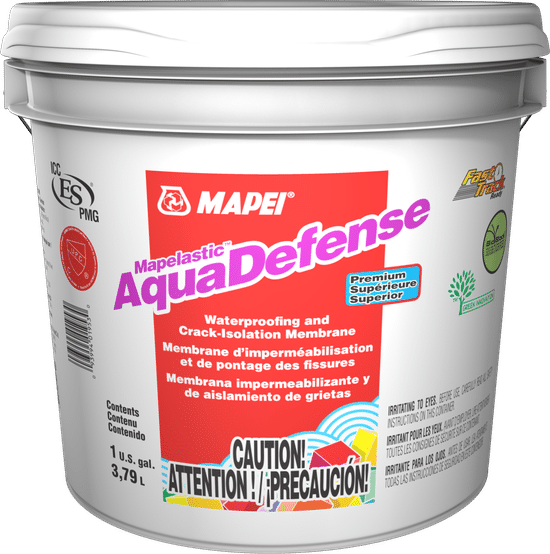 AquaDefense Membrane d'imperméabilisation anti-fissures de qualité supérieure - 3.79 L