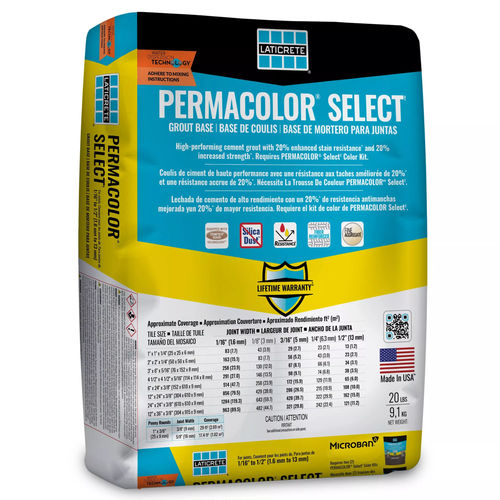 Laticrete - Permacolor Select Tile Grout Base 20 lb - 2600-0020-2 ...