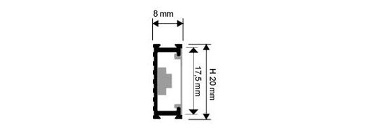 LED Adaptor AC/DC Prolistel LED 75W 12V - 49' 2-9/16"