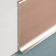 Wall Base Skirting 80 with Adhesive Aluminum Brushed Silver - 3-5/32" (80 mm) x 3/8" x 6' 6-3/4"