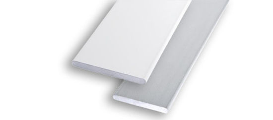 Counter Weight for Curtains CurtainBalance Varnished Aluminum White - (40 mm) 1-9/16" x 5/32" x 6' 6-3/4"