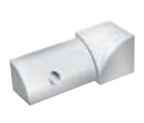 Tile Molding Inside Corner Projolly Aluminum Polished Chrome - 3/8" (10 mm) (Pack of 2)