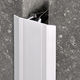 Fixation pour joint de plancher Proplate Fix aluminium anodisé argent - (5 mm) 3/16" x 1-31/32" x 8' 10-5/16"