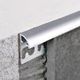 Tile Edge Trim Projolly Anodized Aluminum Titanium - (12.5 mm) 1/2" x 8' 10-5/16"