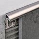Tile Edge Trim Projolly Polished Aluminum Chrome - (6 mm) 1/4" x 8' 10-5/16"
