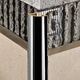 Tile Edge Trim Projolly Chrome Brass - (10 mm) 3/8" x 8' 10-5/16"