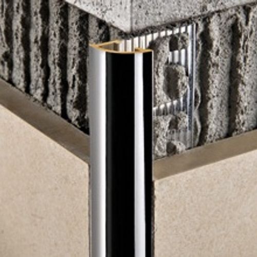 Progress Profiles - Tile Edge Trim Projolly Curved Natural Brass - (8 ...