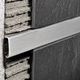 Tile Edge Trim Prolistel ACC Stainless Steel Satined - (2 mm) 25/32" x 8' 10-5/16"