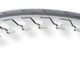 Moulure décorative pour bordure de céramique Proterminal Curved aluminium naturel - (20 mm) 25/32" x 8' 10-5/16"