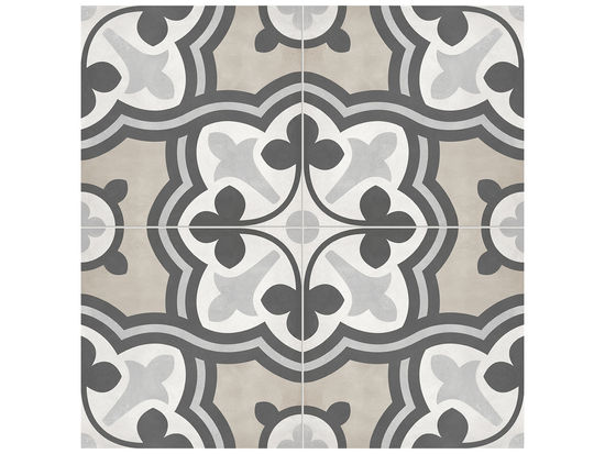 Floor Tile Form Sand Baroque Matte 7-3/4" x 7-3/4"