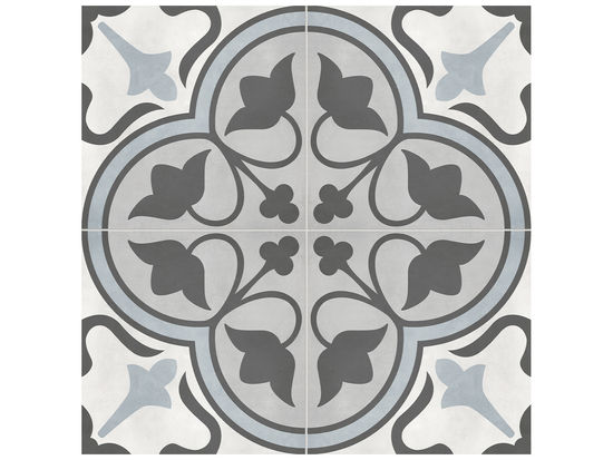 Floor Tile Form Tide Clover Matte 7-3/4" x 7-3/4"